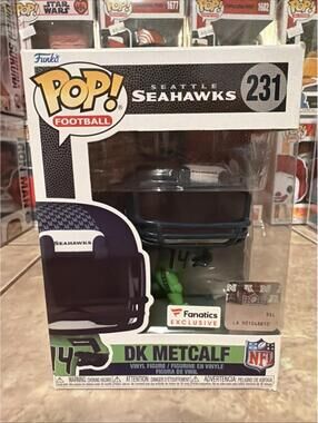 Funko Pop! DK Metcalf - Fanatics (Exclusive) #231 w/Protector